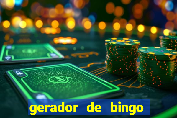 gerador de bingo de palavras